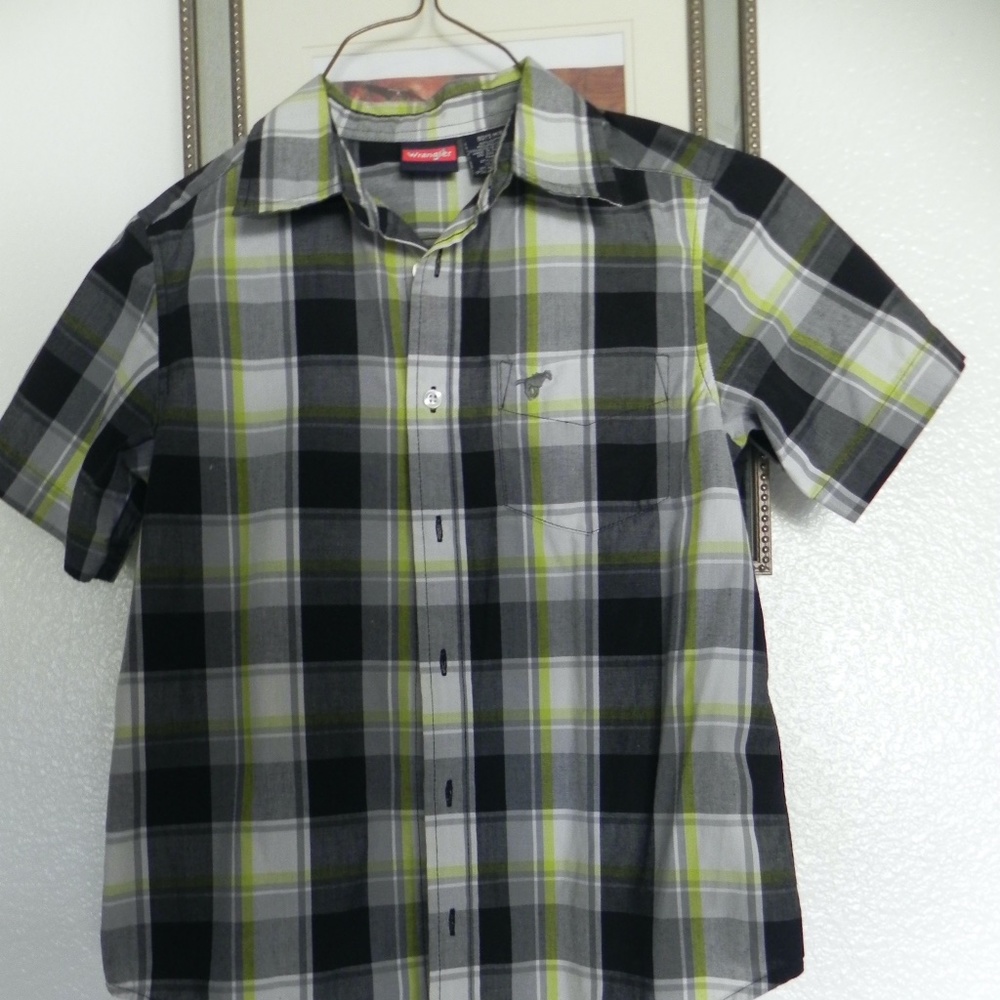 WRANGER BOYS DRESS SHIRT SZ.M 8